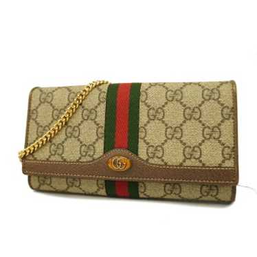 Gucci Gucci Sherry GG Supreme Shoulder Wallet