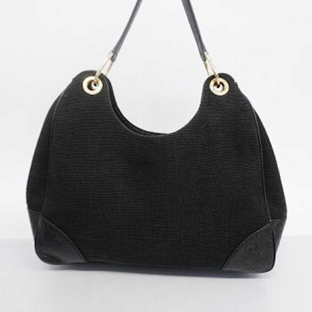 Gucci Gucci Shima Canvas Leather Shoulder Bag - image 9