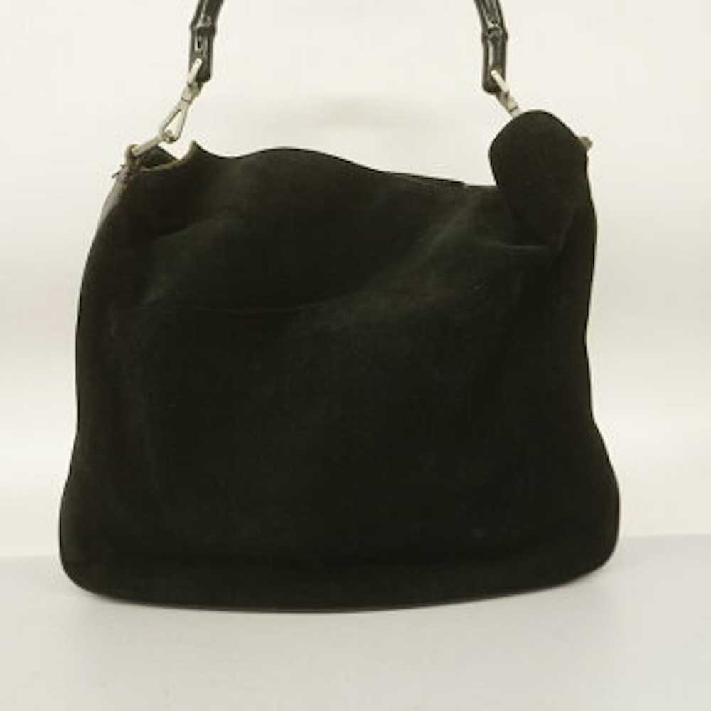 Gucci Gucci Bamboo Suede Shoulder Bag - image 12