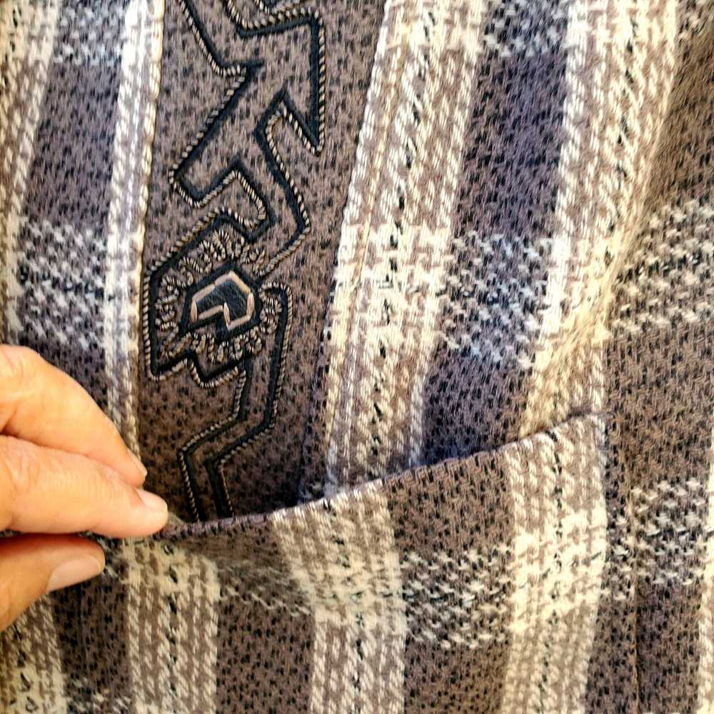 Designer Brown Jacket Tweed Wool Vintage Womens B… - image 6