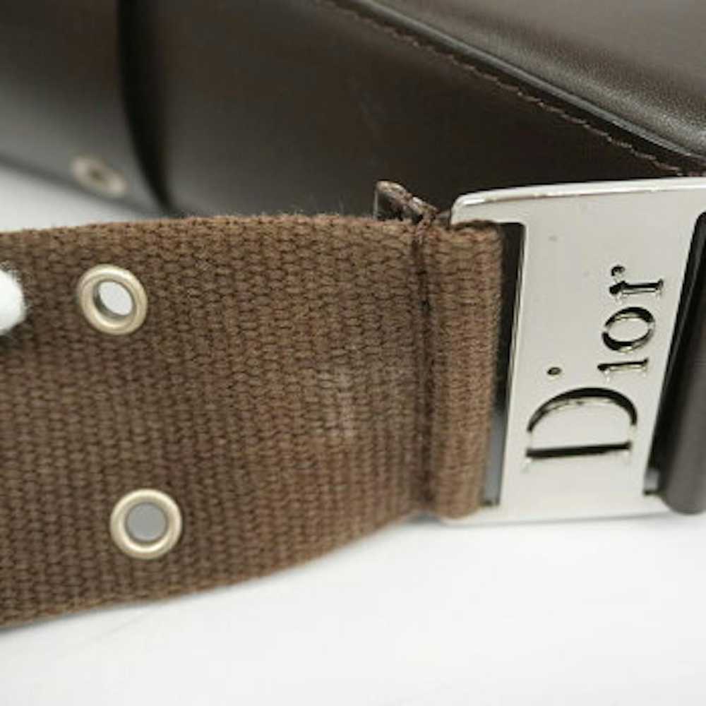 Dior Dior Street Chic Canvas Leather Shoulder Bag - image 7