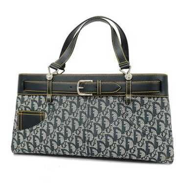 Dior Dior Trotter Canvas Leather Handbag - image 1