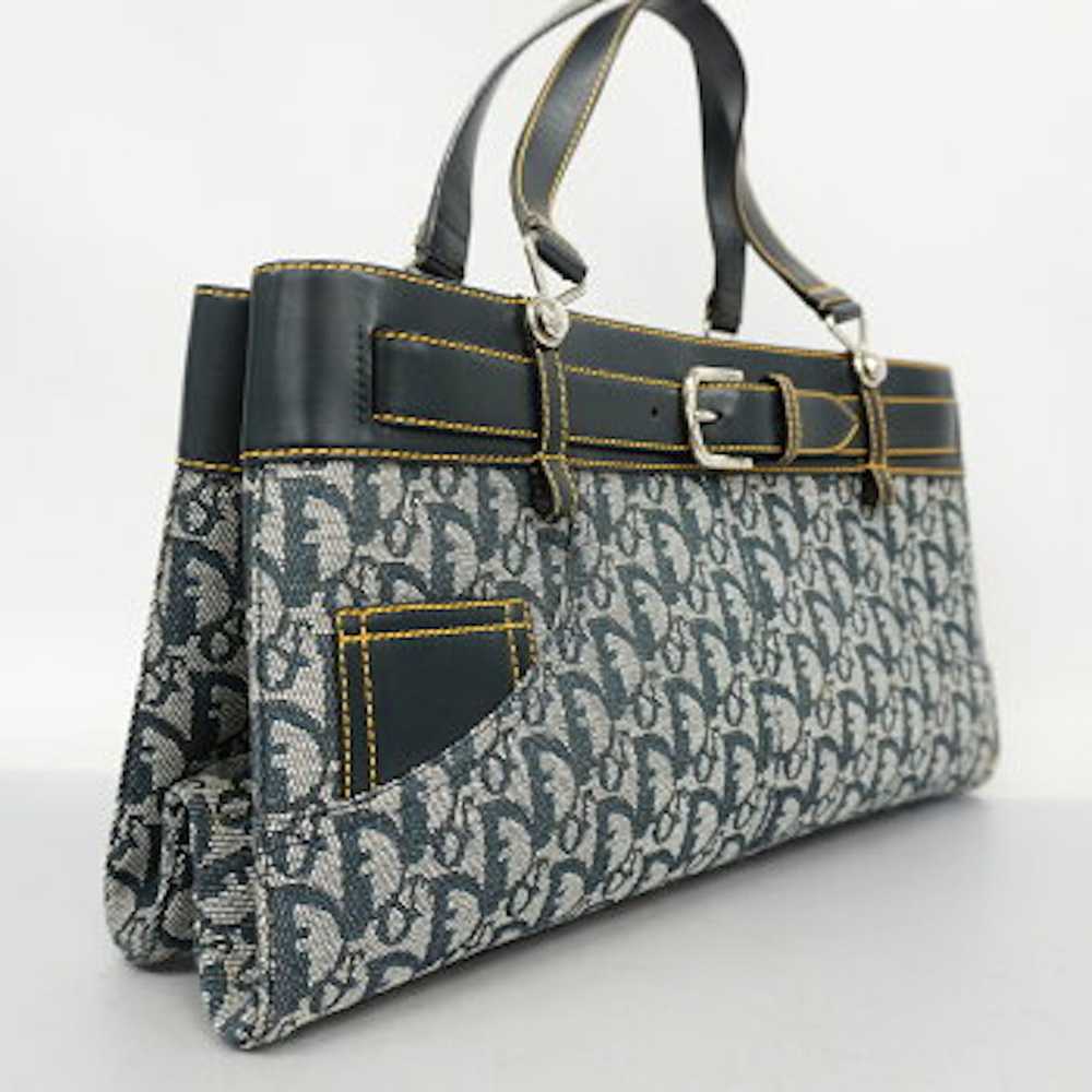 Dior Dior Trotter Canvas Leather Handbag - image 2