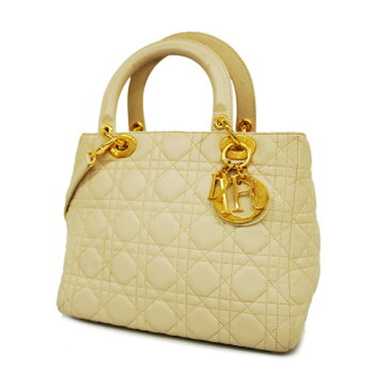 Dior Dior Leather Shoulder Bag White