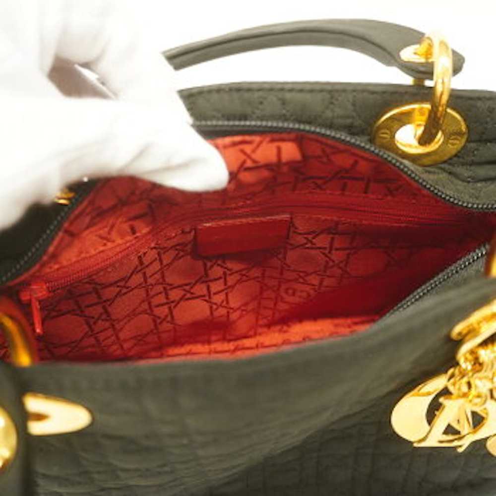 Dior Dior Lady Dior Cotton Handbag - image 10