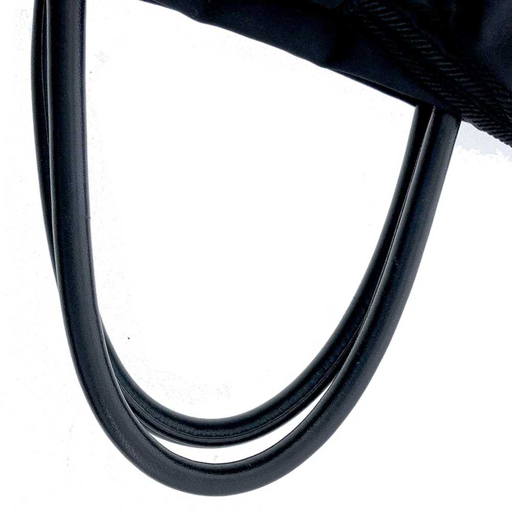Prada Prada Nylon Leather Tote Bag Ribbon 2way Bl… - image 10