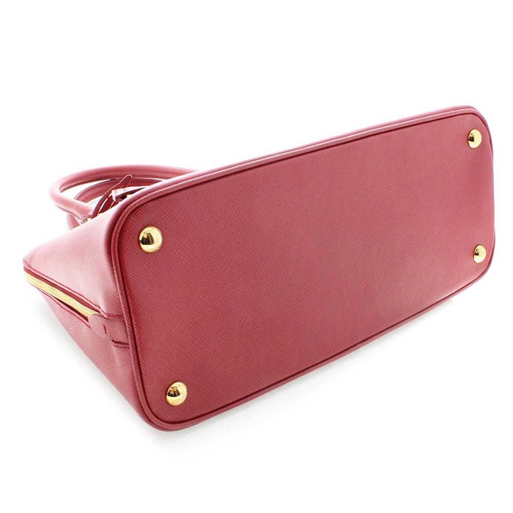 Prada Prada Saffiano Leather Red 2way Handbag Sho… - image 4