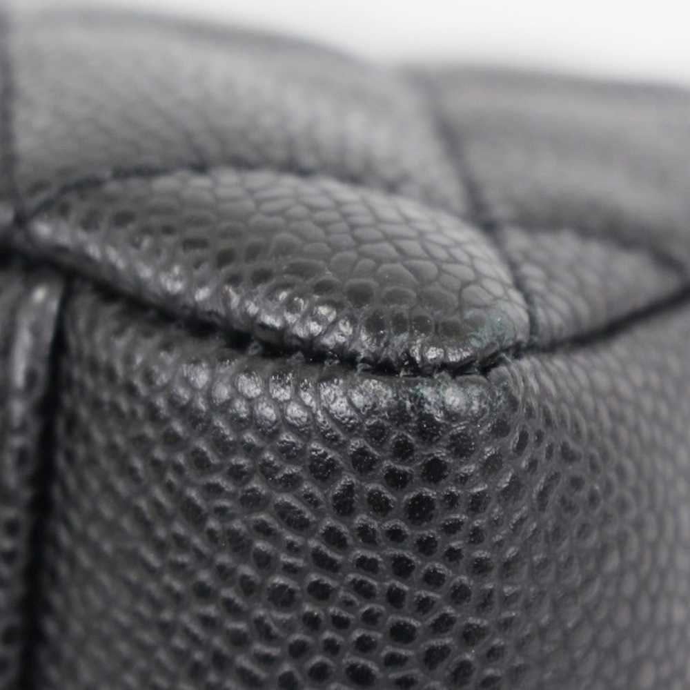 Chanel Chanel Chain Tote Bag Caviar Skin Black - image 4
