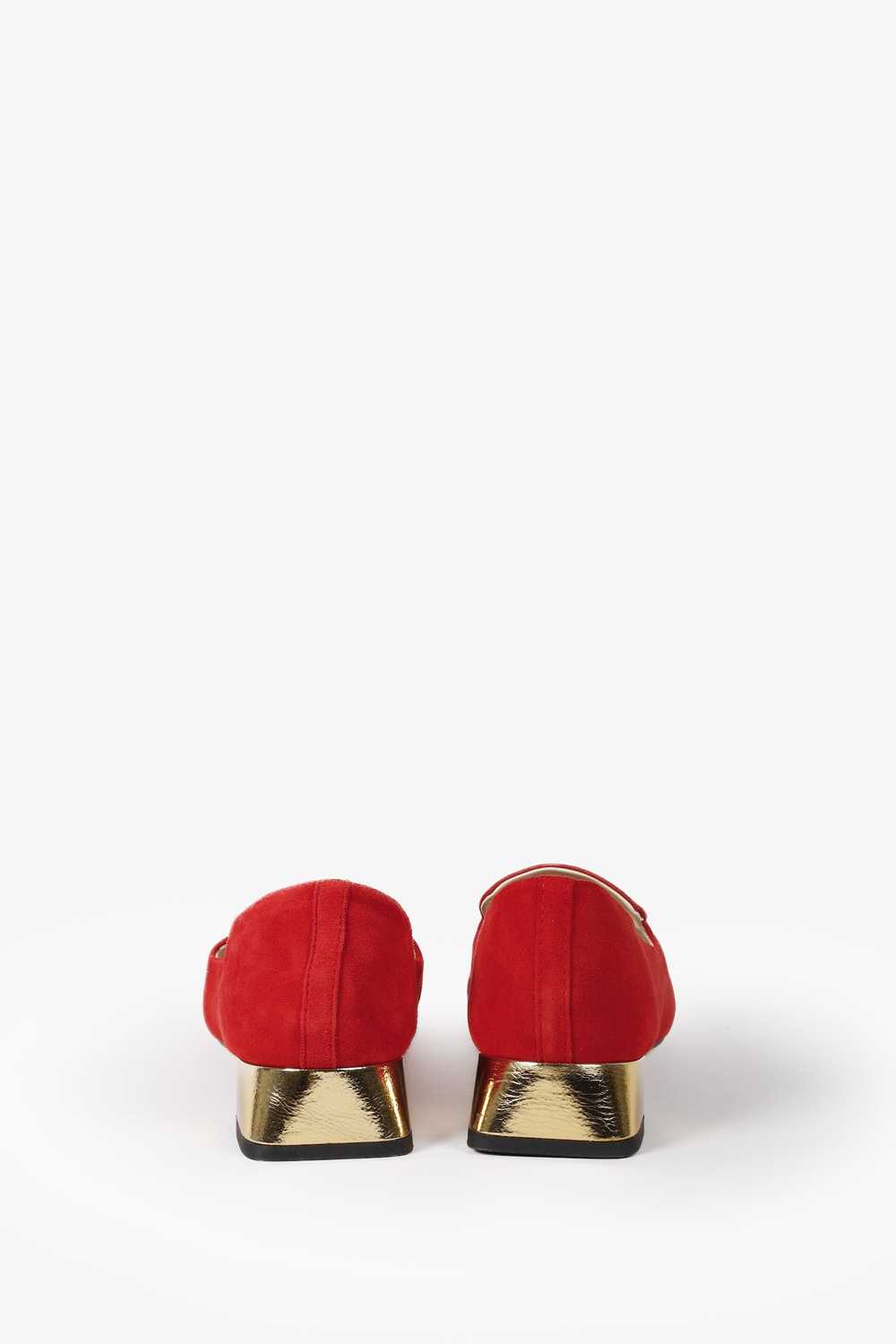 Repetto Repetto Red Suede Mathis Loafers - image 3