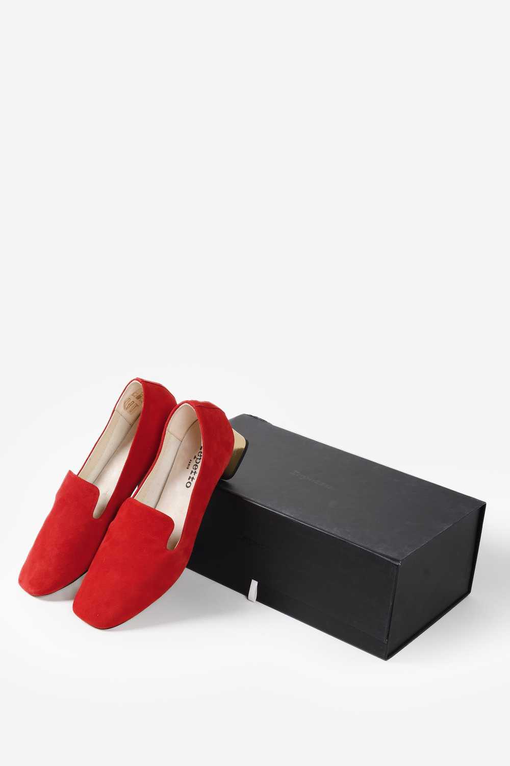 Repetto Repetto Red Suede Mathis Loafers - image 8