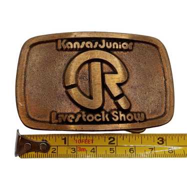 Vintage Kansas Junior Livestock Show Belt Buckle C