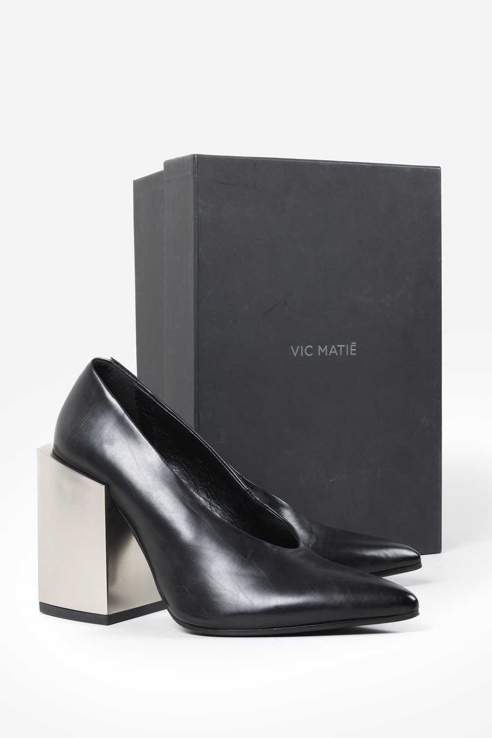 Vic Matie Vic Matie Mirror Block Heels (ize 38) - image 9