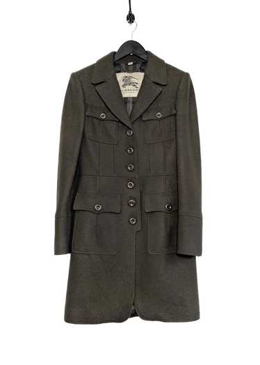 Burberry Burberry London Green Sunningford Wool Mi