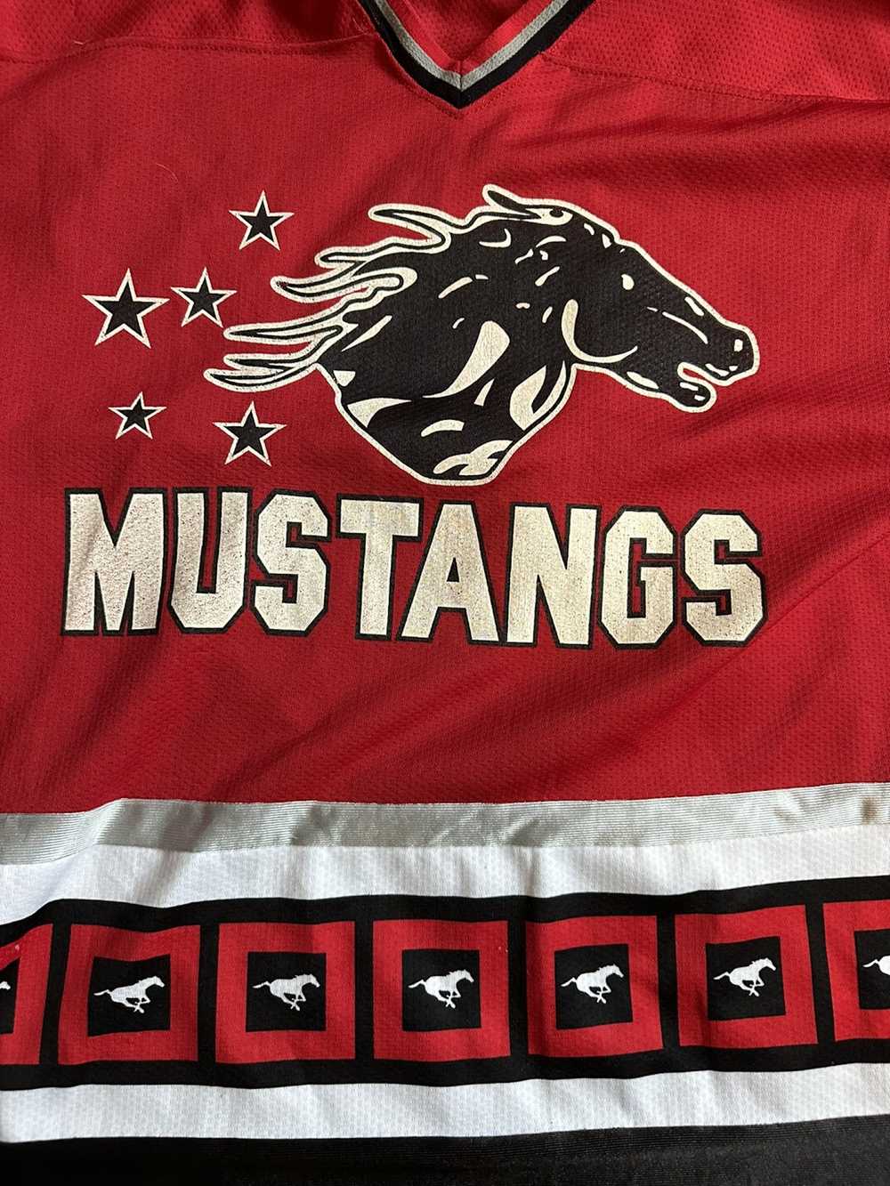 Hockey × Vintage Vintage Mustangs Canadian Hockey… - image 2