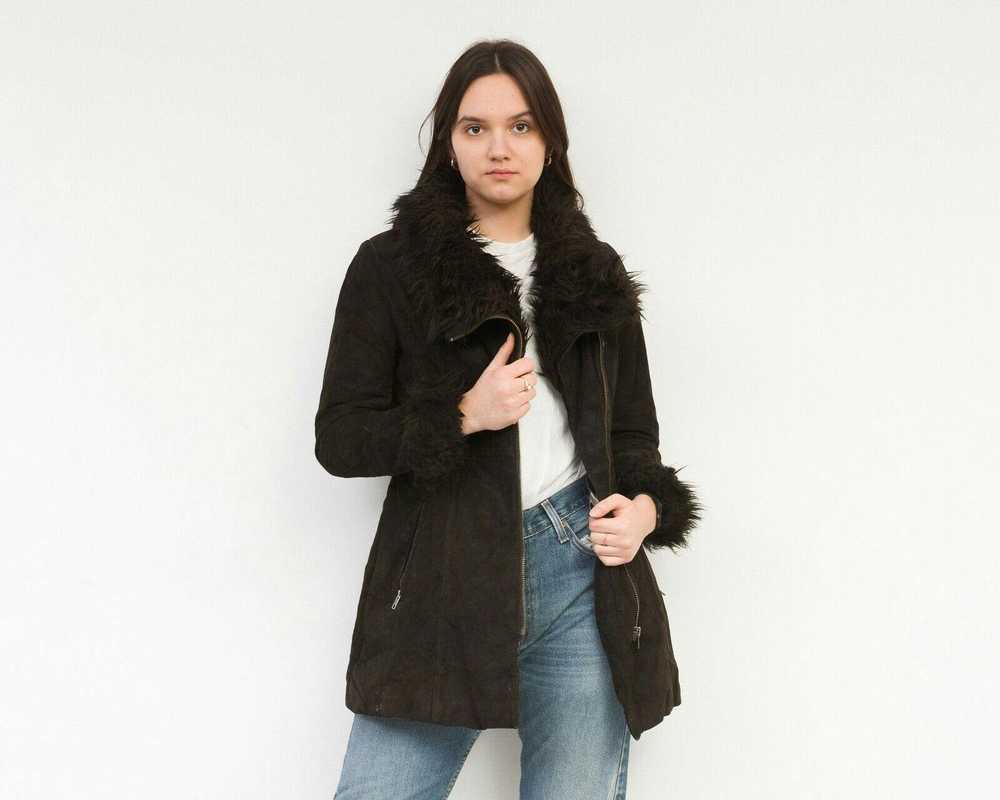 Other × Vintage Jofama S Faux Suede Faux Fur Jack… - image 2