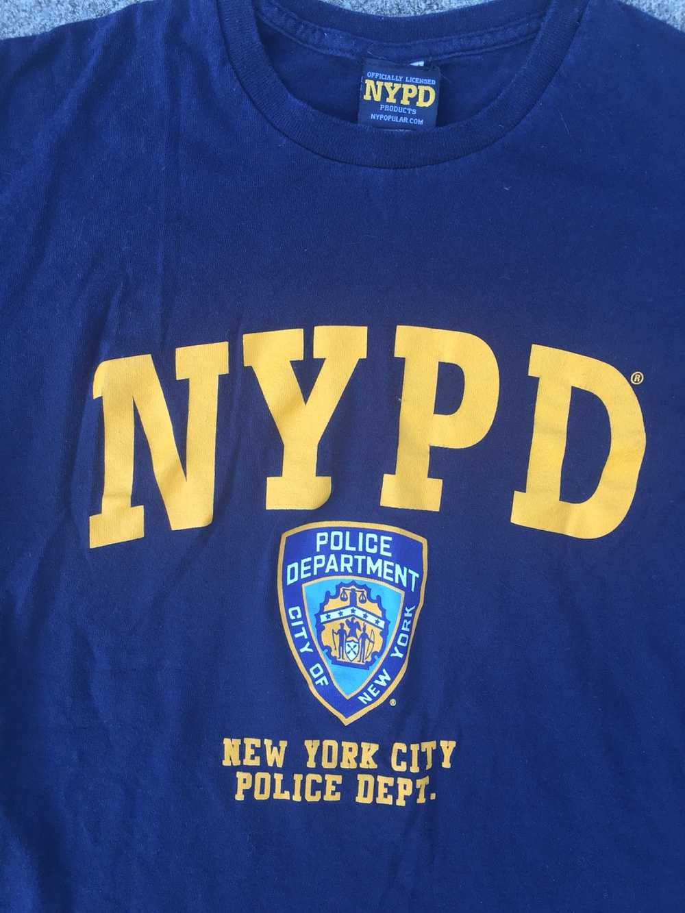 Streetwear × Vintage Authentic NYPD tee - image 2
