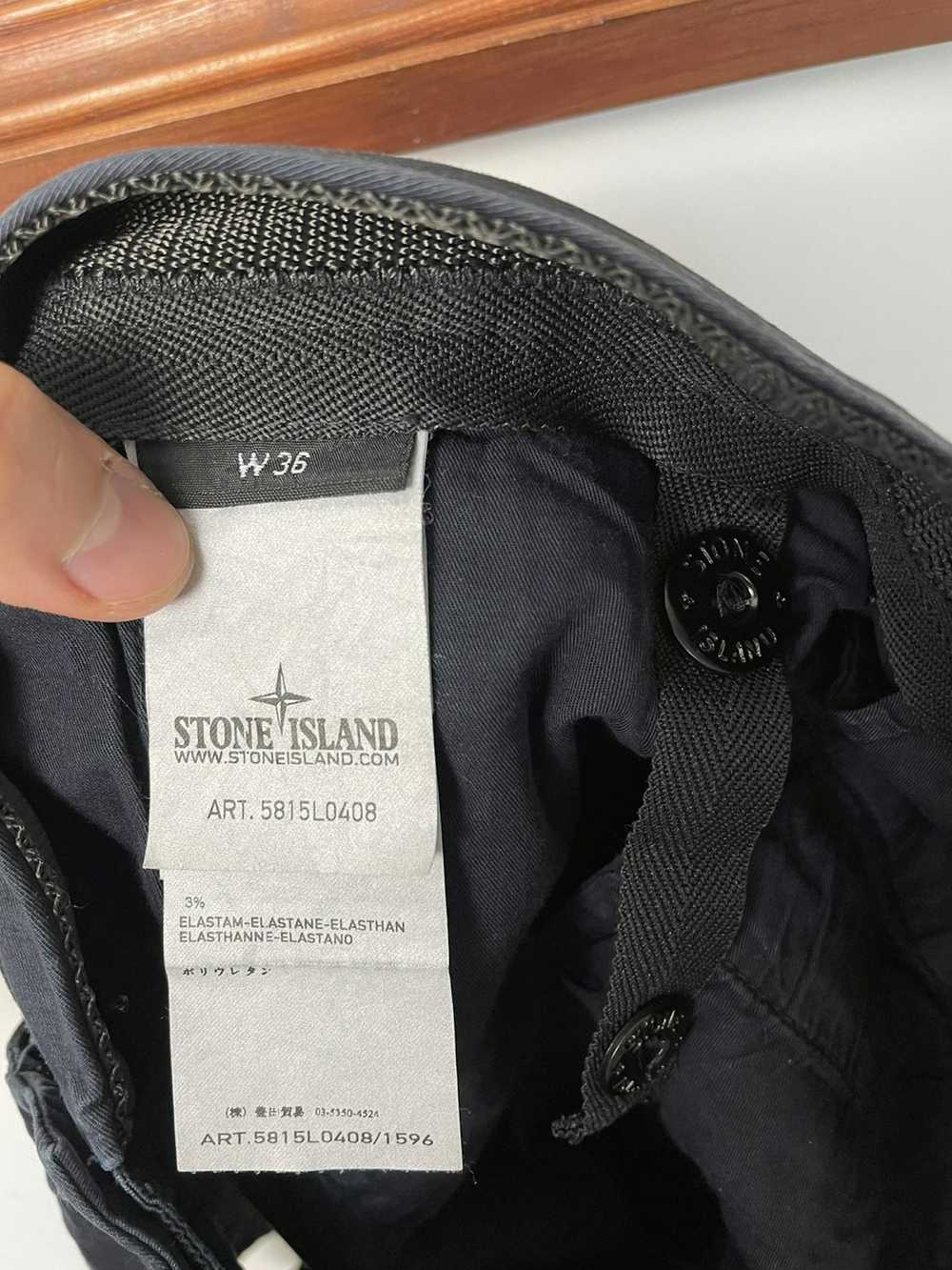 Stone Island Stone Island Navy Shorts Chino Washe… - image 3