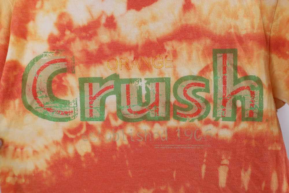 Vintage Retro Acid Wash Orange Crush Soda Pop Sho… - image 4