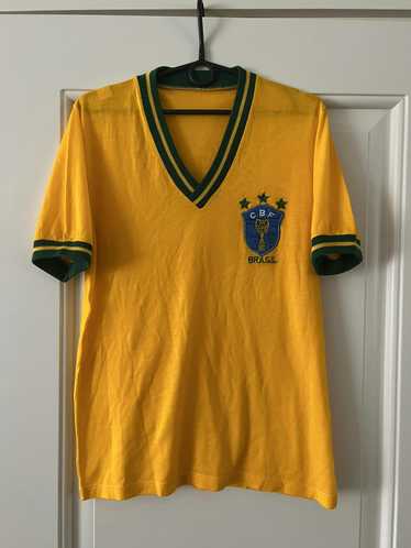 Soccer Jersey × Vintage Vintage Brazil CBF Soccer… - image 1