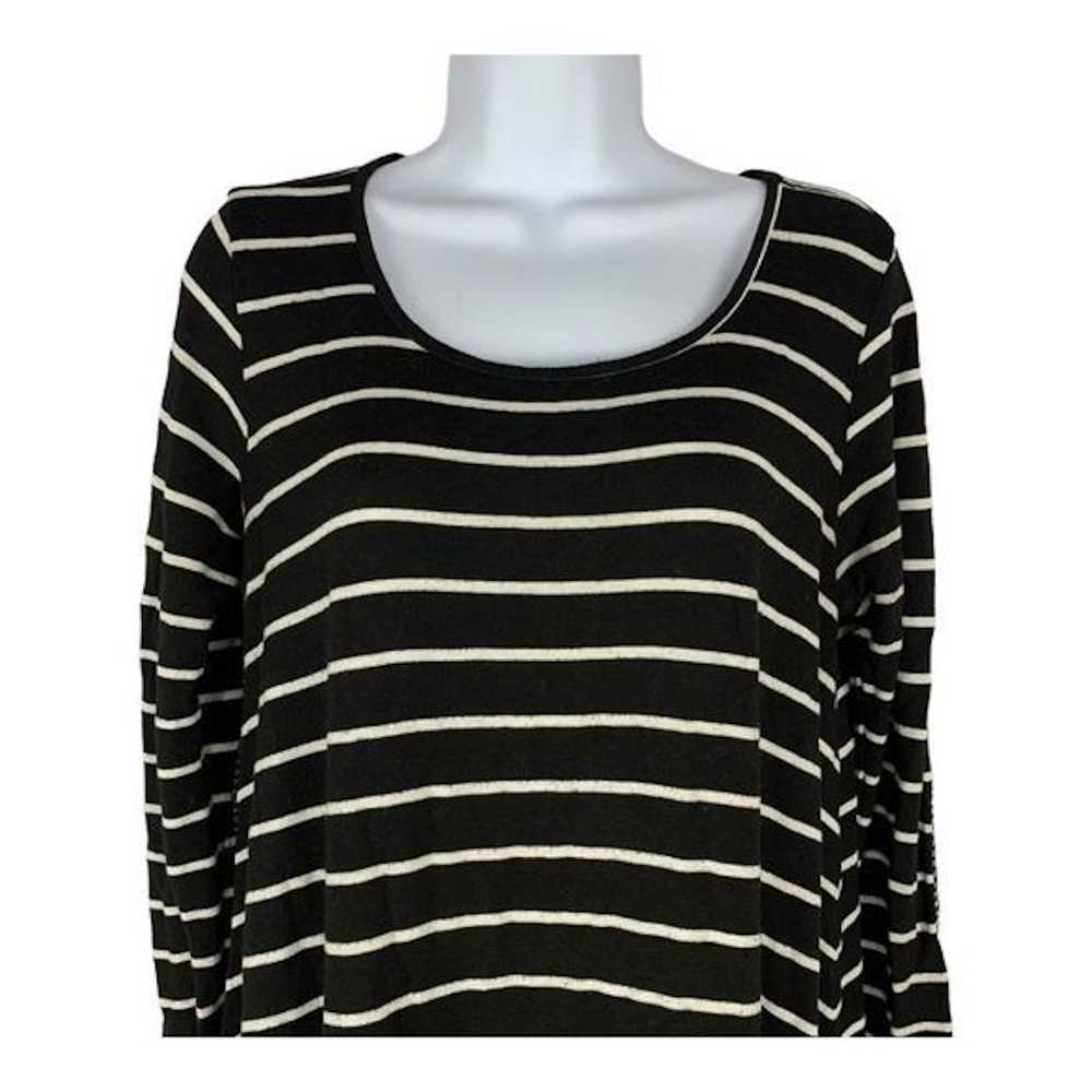 Other Puella Women's Black & White Striped Tunic … - image 2