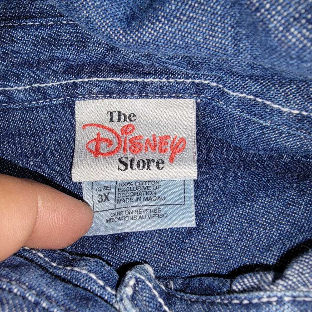 Disney Vintage Disney Denim Dress Womens 3X Blue … - image 4