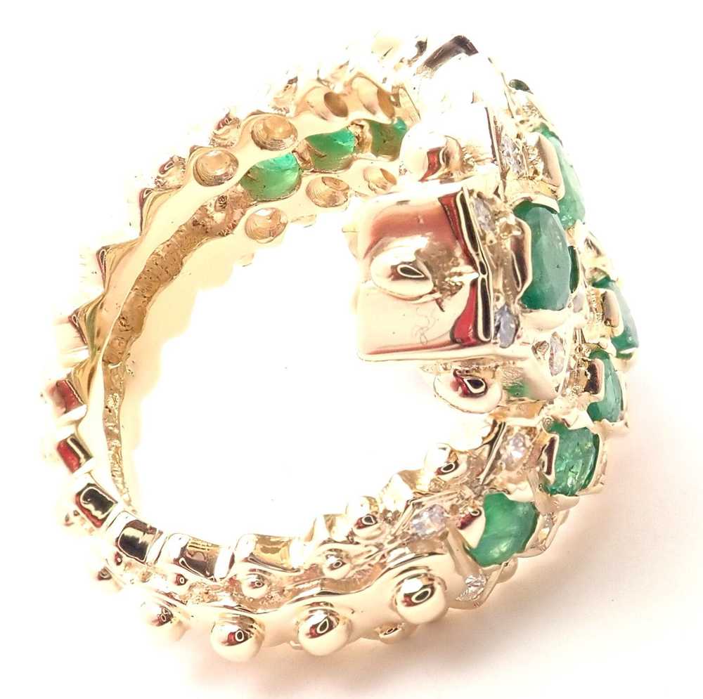 Other Lalaounis 18k Yellow Gold Diamond Emerald B… - image 2