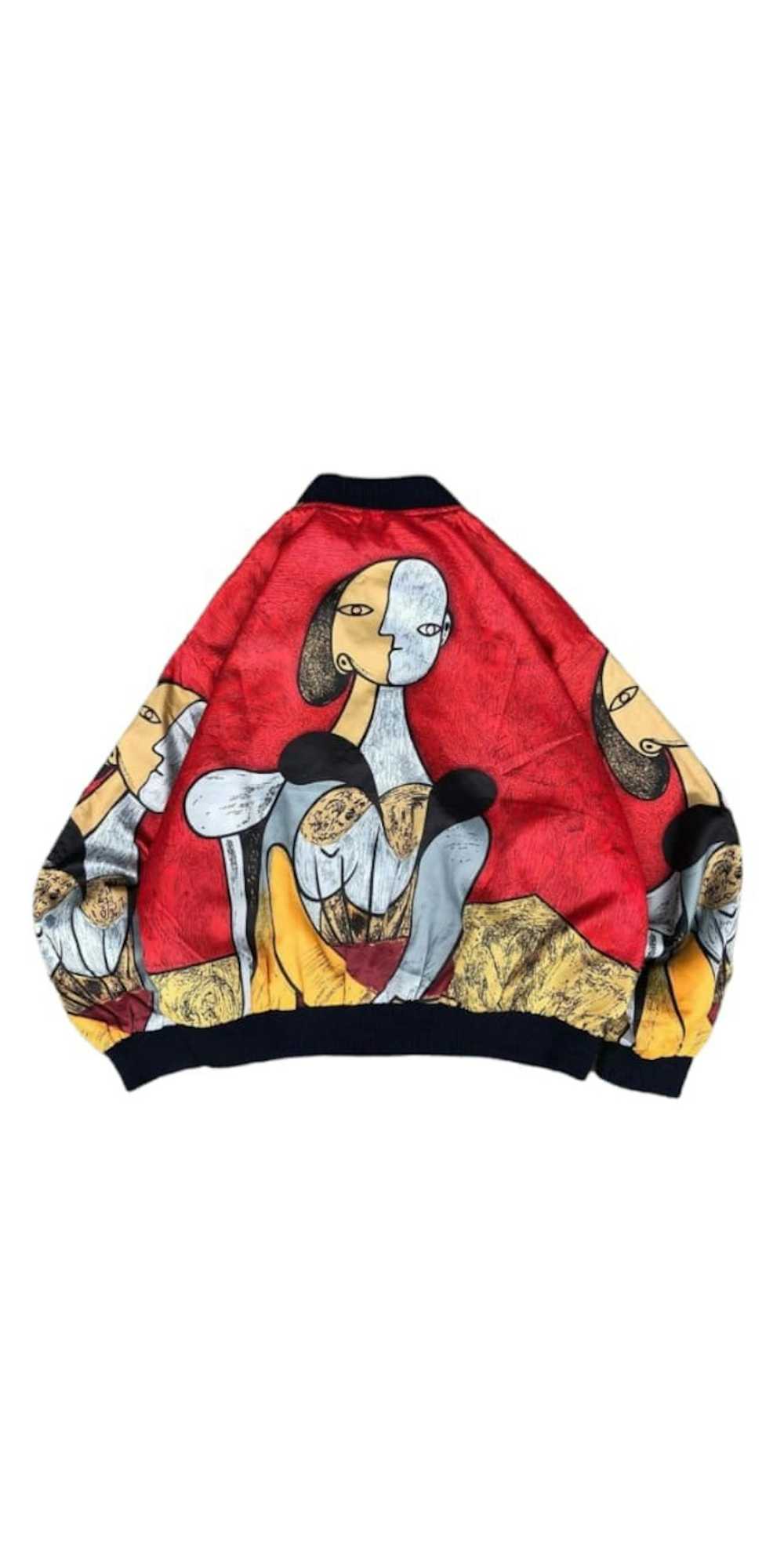 Picasso Vintage Silk Bomber Jacket Piccaso - image 3