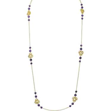 Paloma Picasso Tiffany & Co Amethyst 18 Karat Gol… - image 1