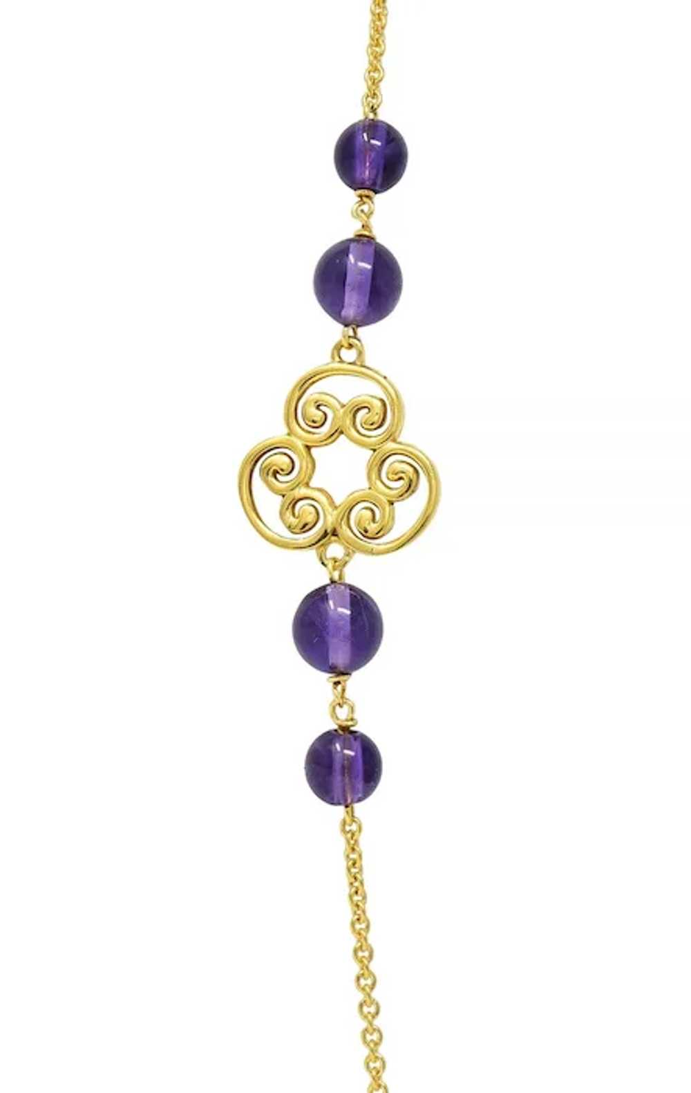 Paloma Picasso Tiffany & Co Amethyst 18 Karat Gol… - image 9