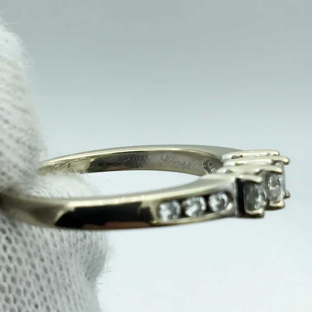 14KW .63ctw Diamond "PPF" Ring - image 4