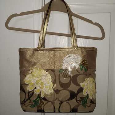 Flower Coach Bag - Gem