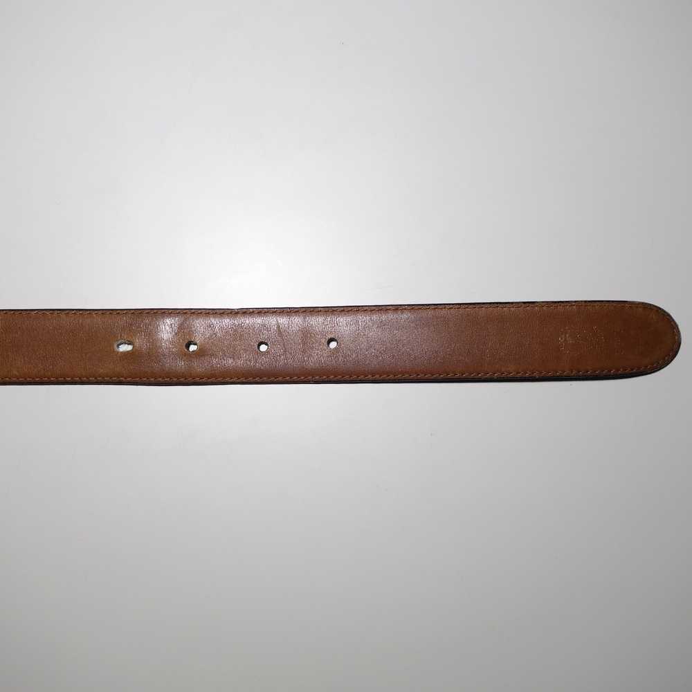 Gucci - Vintage Gucci GG buckle reversible thin l… - image 11