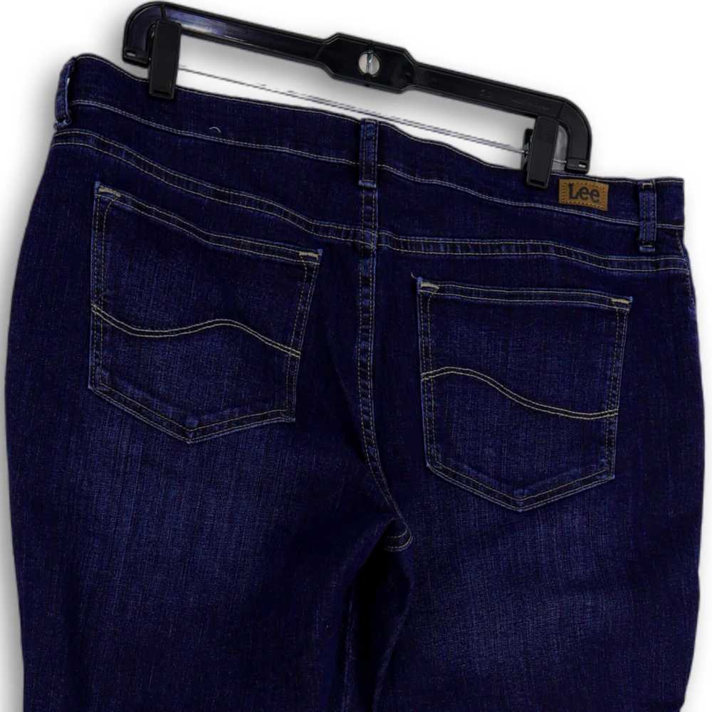 Lee NWT Womens Blue Medium Wash Mid Rise Denim St… - image 1