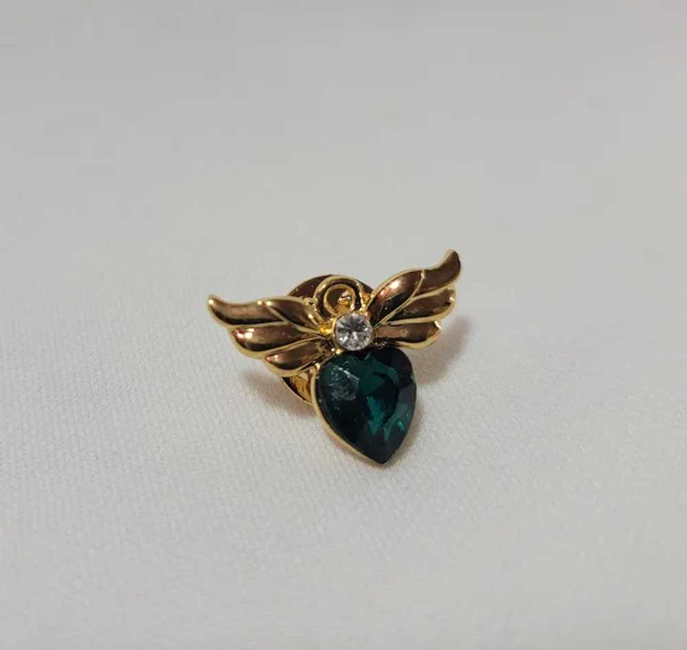 May Avon birth stone angel pin - image 5