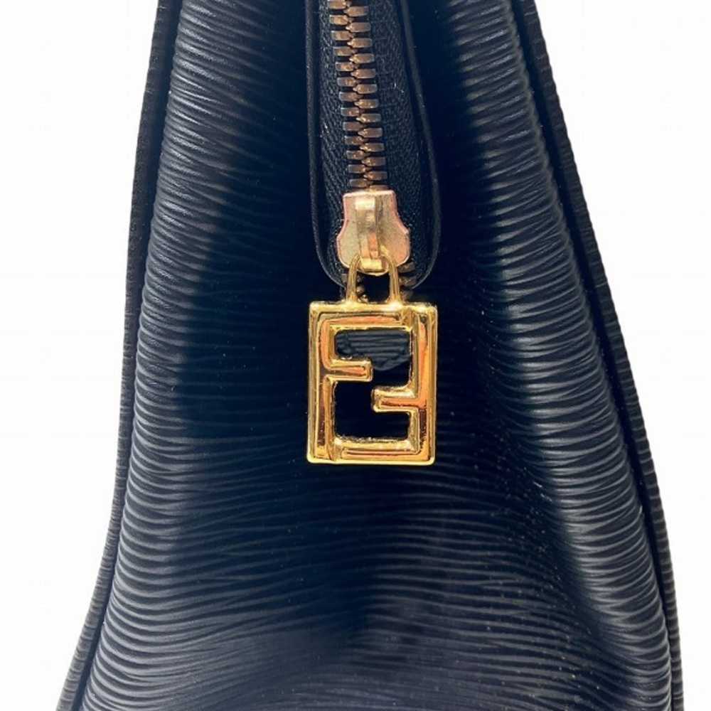 Fendi FENDI Raffia Logo Charm 2WAY Bag Tote Shoul… - image 4