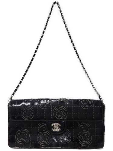 Chanel Chanel Camellia Chain Shoulder Bag Black