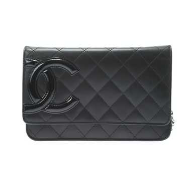 Chanel Chanel Cambon Line Black Silver Hardware C… - image 1