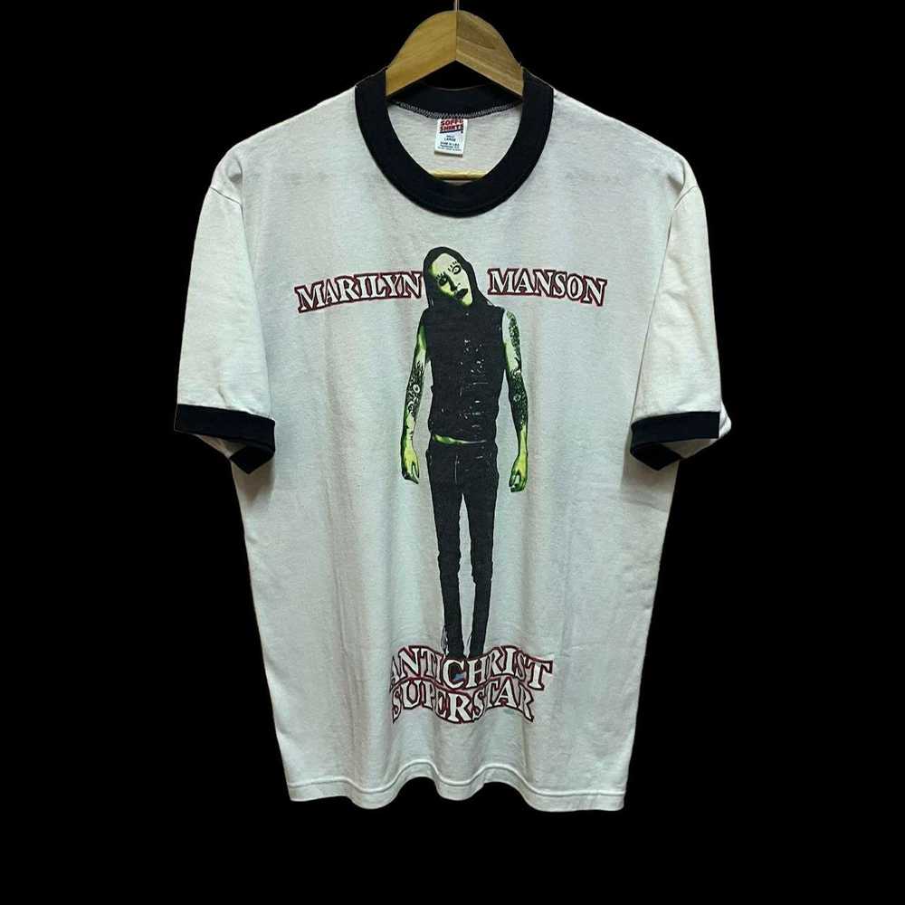 Band Tees × Marilyn Manson × Vintage Vintage 1996… - image 1