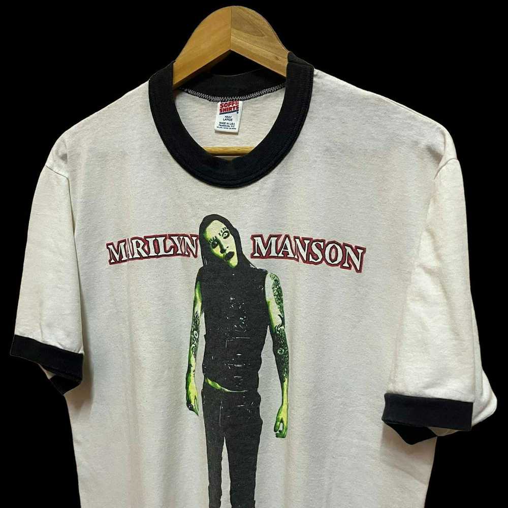 Band Tees × Marilyn Manson × Vintage Vintage 1996… - image 3