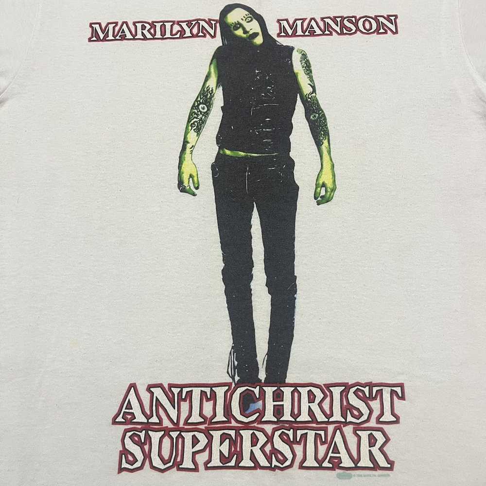 Band Tees × Marilyn Manson × Vintage Vintage 1996… - image 4