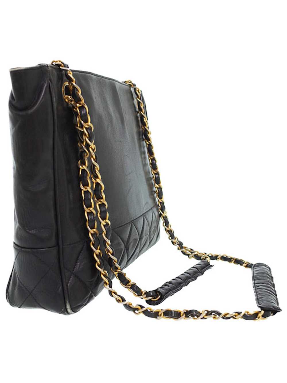 Chanel Chanel Matelasse Chain Shoulder Bag Black … - image 2