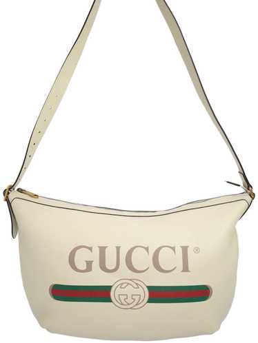 Gucci Gucci Print Half Moon Hobo Bag Shoulder Bag 