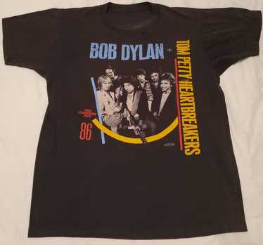 Vintage 1986 Bob Dylan Tom Petty And The Heartbreakers “True Confessions Tour” Tank online Tee Size Medium