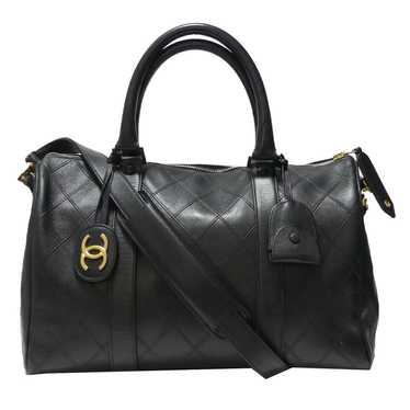 Chanel Chanel Bicolor Coco Mark 2way Leather Shou… - image 1