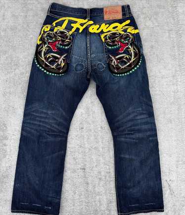 Ed Hardy × Vintage Ed hardy jeans rare