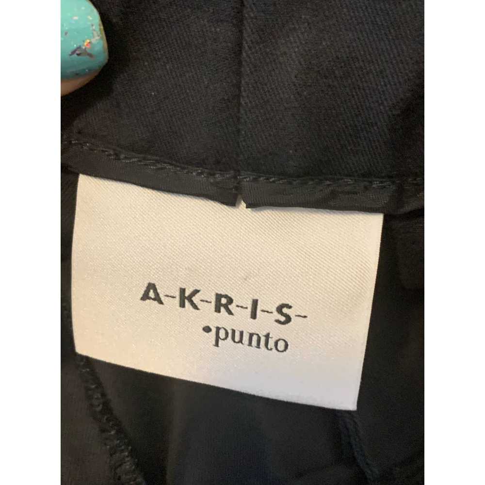 Akris Akris punto black embroidered pants size 10 - image 3