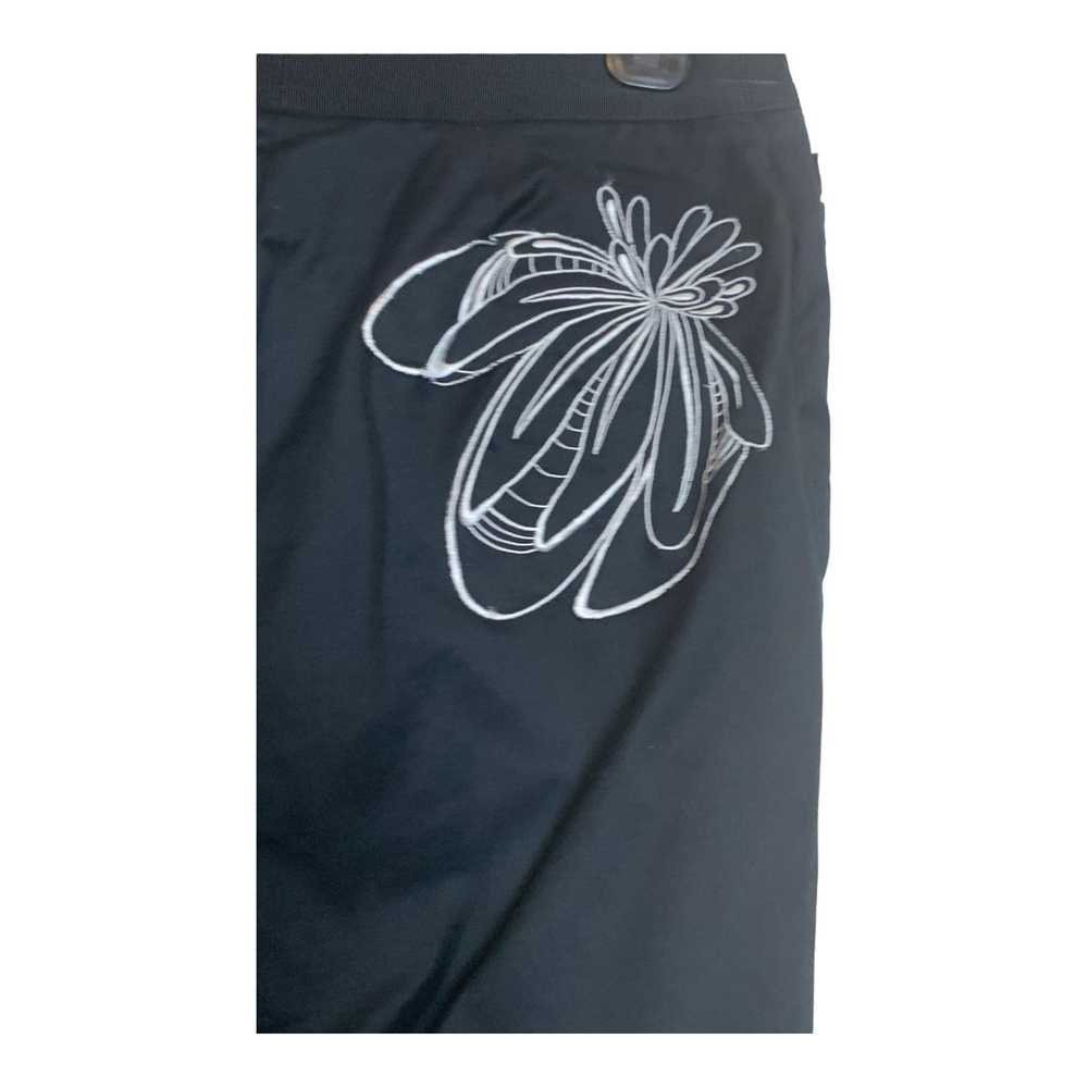 Akris Akris punto black embroidered pants size 10 - image 6