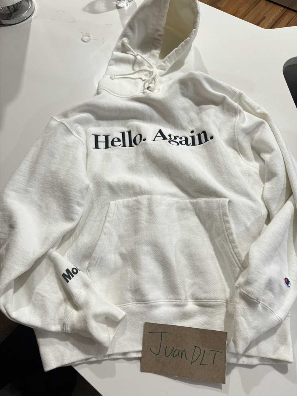 Champion × Moma Champion Moma Hello Again Hoodie - image 1