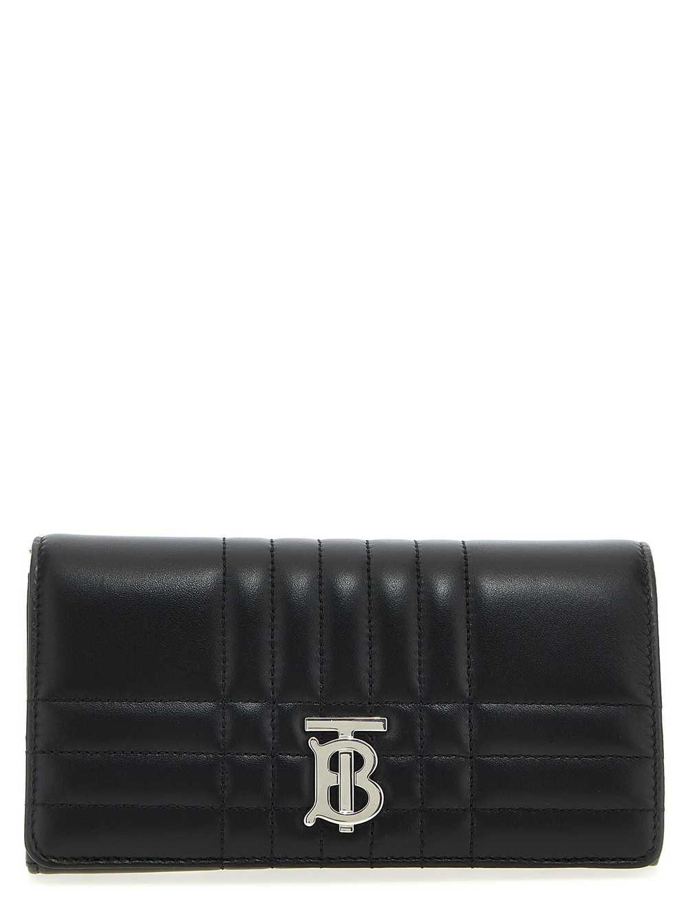 Burberry Burberry Black Lola Quilted Wallet Leath… - image 1