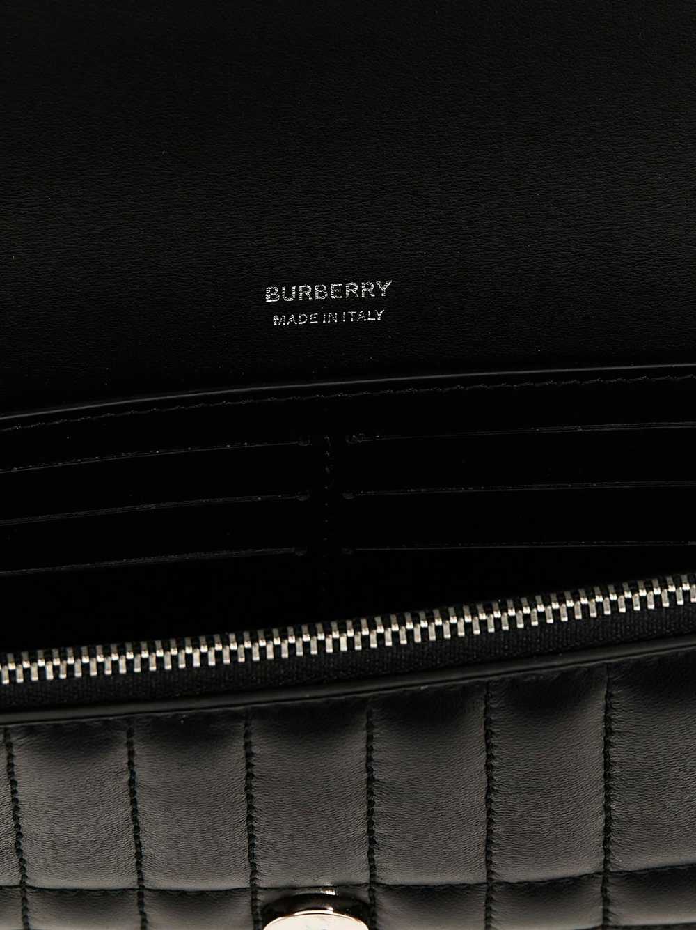 Burberry Burberry Black Lola Quilted Wallet Leath… - image 3